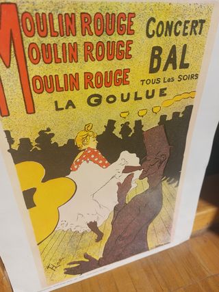 Ilustración, cartel de Moulin Rouge