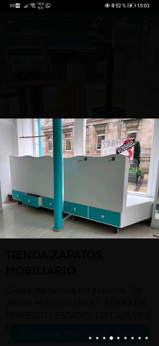 Muebles. tienda. cierre. zapatos