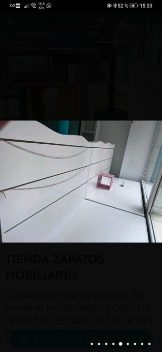 Muebles. tienda. cierre. zapatos