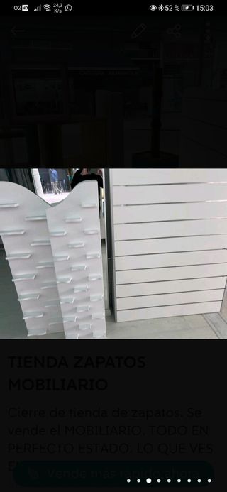 Muebles. tienda. cierre. zapatos