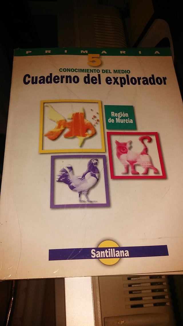 Libro Cuaderno del explorador, ed. Santillana