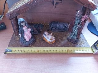 Portal de belen con figuras 