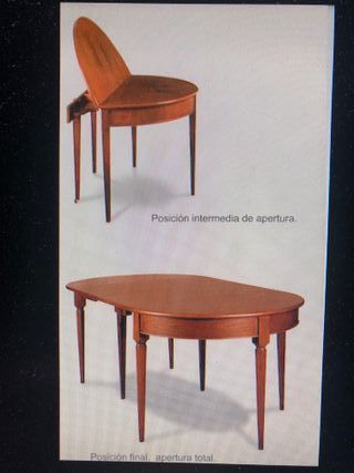 Mesa comedor-consola vintage