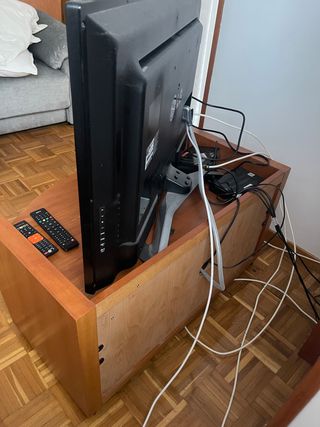 mesa para televisión