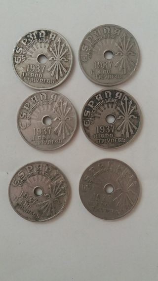 25 CÉNTIMOS DE / 1937