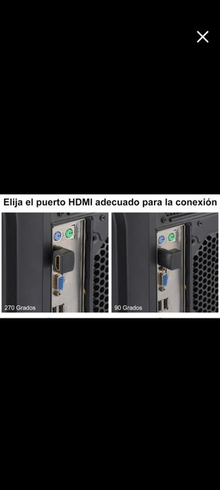 UGREEN 2 ADAPTADORES HDMI ACODADO