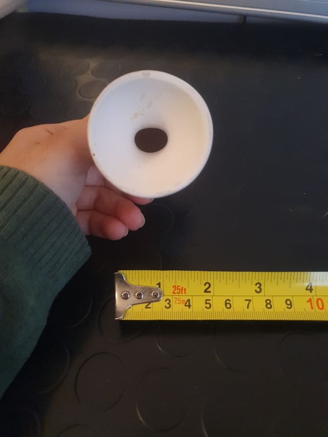 Statuetta ceramica mezzo Busto mimo clown