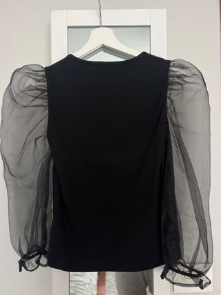 Camiseta tul negra nueva a estrenar
