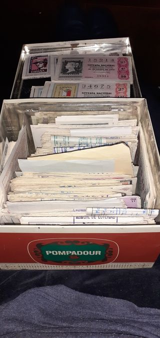 BILLETES DE LOTERÍA ANTIGUOS