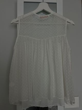 Blusa blanca vaporosa 