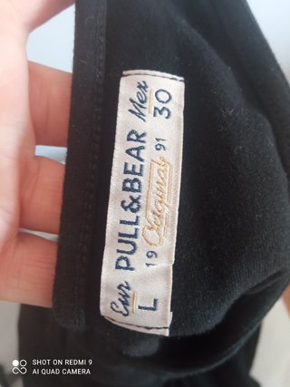 vestido tubo con cuello V pull Bear
