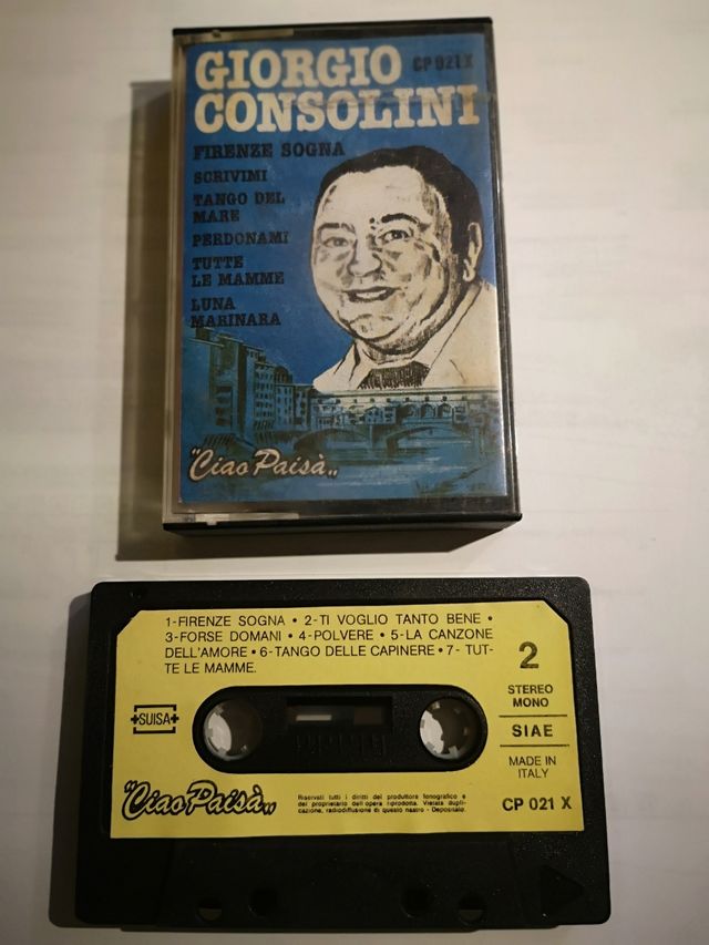 Cassetta Giorgio Consolini Ciao Paisa'