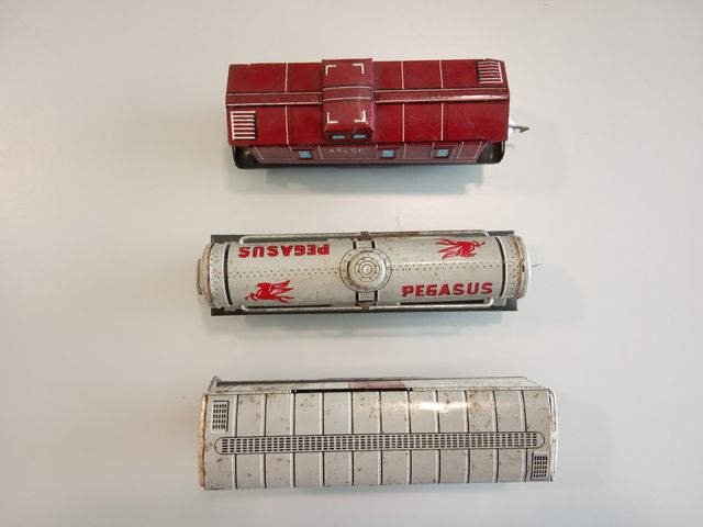 3 Vagons-Pegasus/Great Northern/AT&SF - ALPS