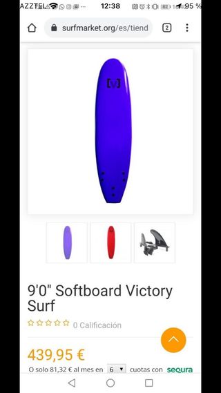 Tabla de surf Victory 9’0’ longboard 