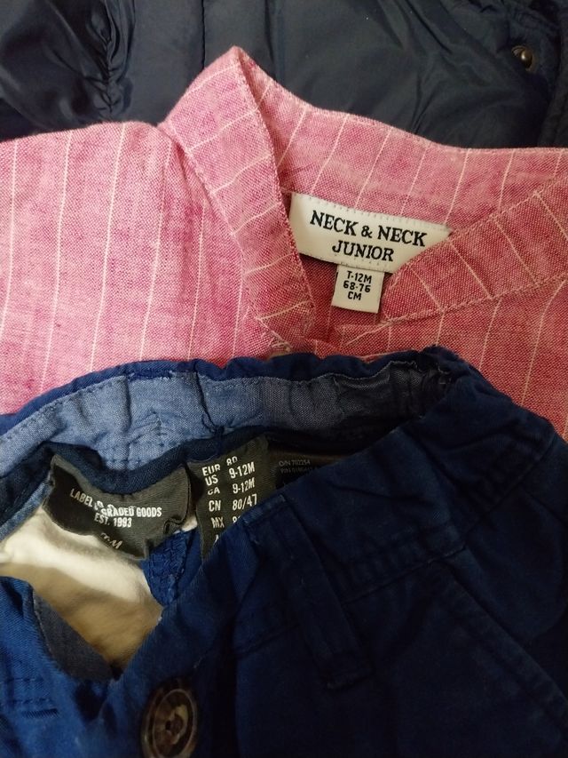 Lote ropa 3-12 meses