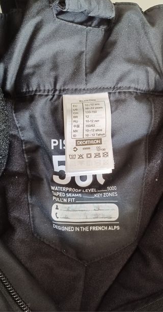 Pantalón de esquí y nieve niños marca Wedze