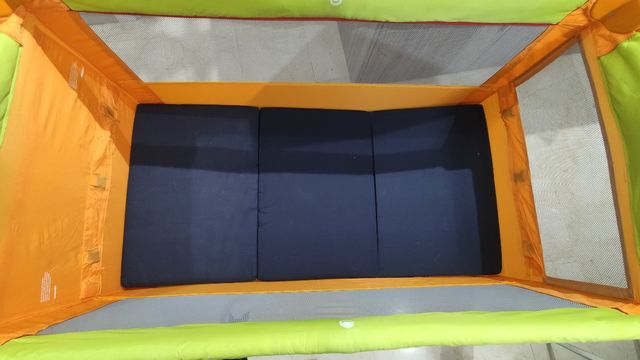 Culla da viaggio pieghevole a 2 altezze + materasso