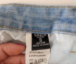 Jeans rectos rotos Shein.TS