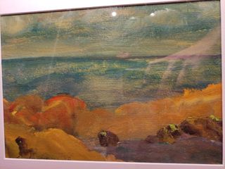 QUADRO OLIO SU TAVOLA MARINA DI ENEA GARAGNANI