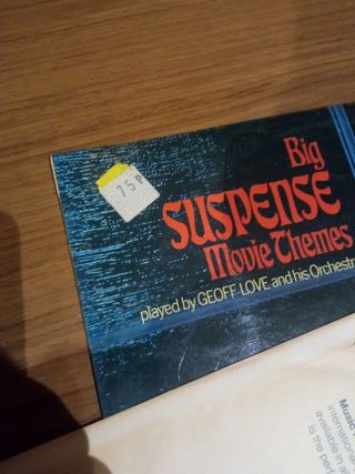 VINILO BIG SUSPENSE MOVIE THEMES.