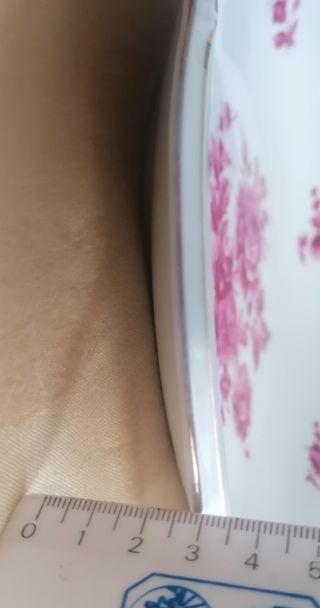 Un plato grande, estilo Meissen, rosenthal