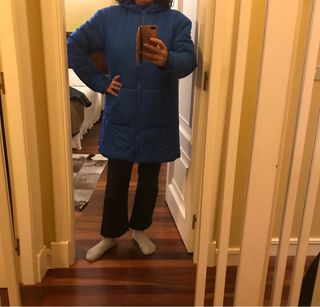 chaqueton azul talla XL Lanidor.como nuevo