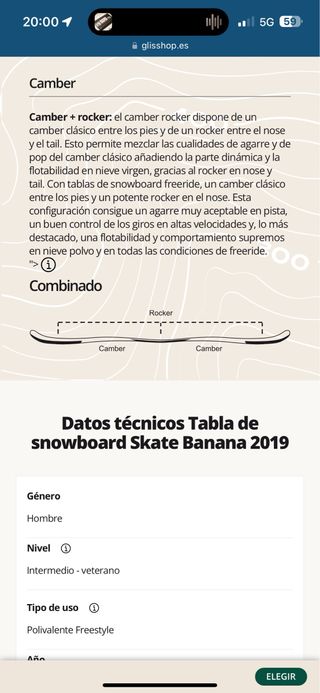 tabla snowboard libtech skate banana