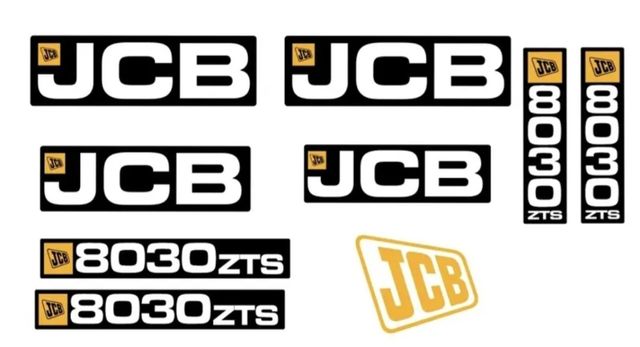 Kit Adhesivos JCB 8030 ZTS