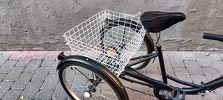 TRICICLO PLEGABLE CON CESTA PORTA EQUIPAJES