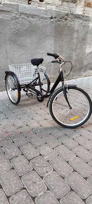 TRICICLO PLEGABLE CON CESTA PORTA EQUIPAJES