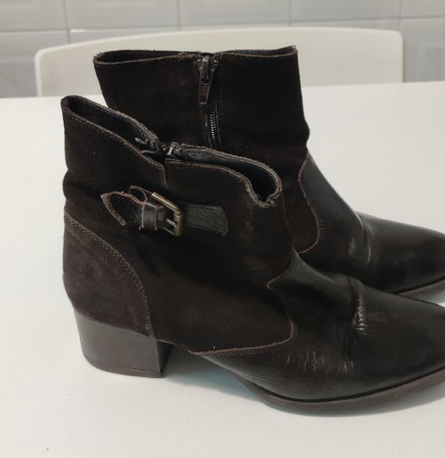 Botines marrón 37
