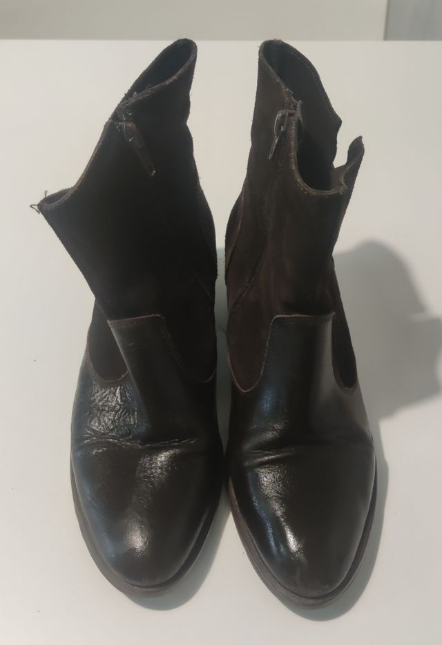 Botines marrón 37
