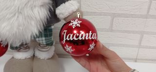 Bolas árbol navidad personalizadas