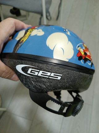 Casco bici niño, aviones,