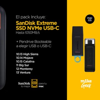 macOS Portable . SSD 500GB