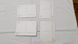 CARTOLINE POSTALI VINTAGE 4 PEZZI PERUGIA NUOVE