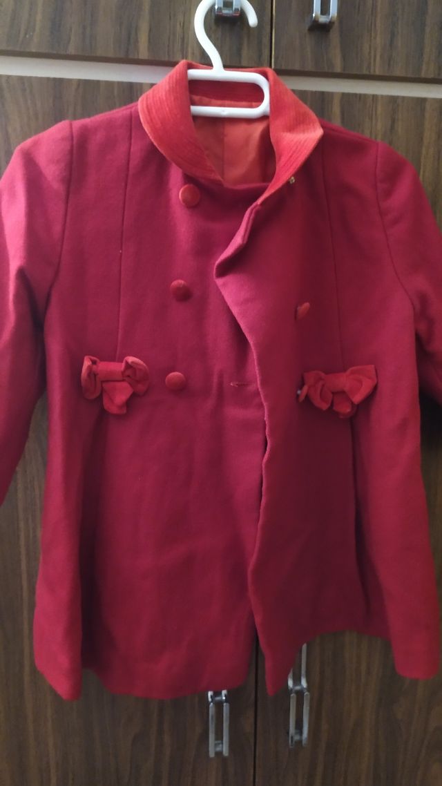 Abrigo de paño  niña