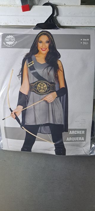 Disfraz mujer arponera cazadora