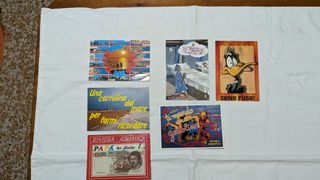 CARTOLINE POSTALI VINTAGE 6 PZ RIVIERA ADRIATICA..