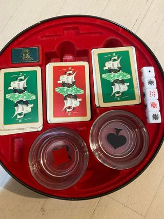 scatola latta vintage carte Modiano