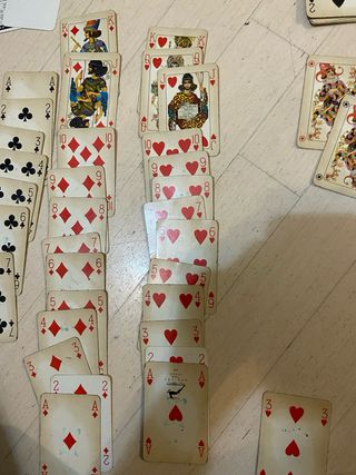 scatola latta vintage carte Modiano