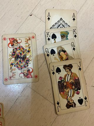 scatola latta vintage carte Modiano