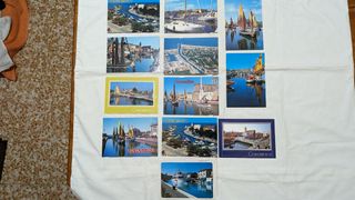 CARTOLINE POSTALI VINTAGE 12 PEZZI CESENATICO NUOV