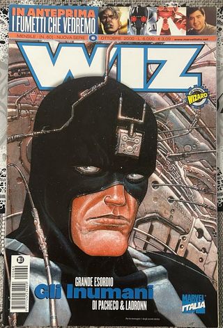 Wiz n. 60 Nuova serie 6 Marvel Italia 2000 Inumani