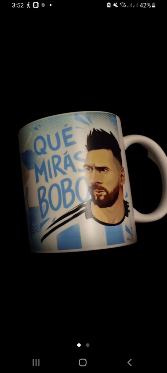 Taza messi que miras bobo.