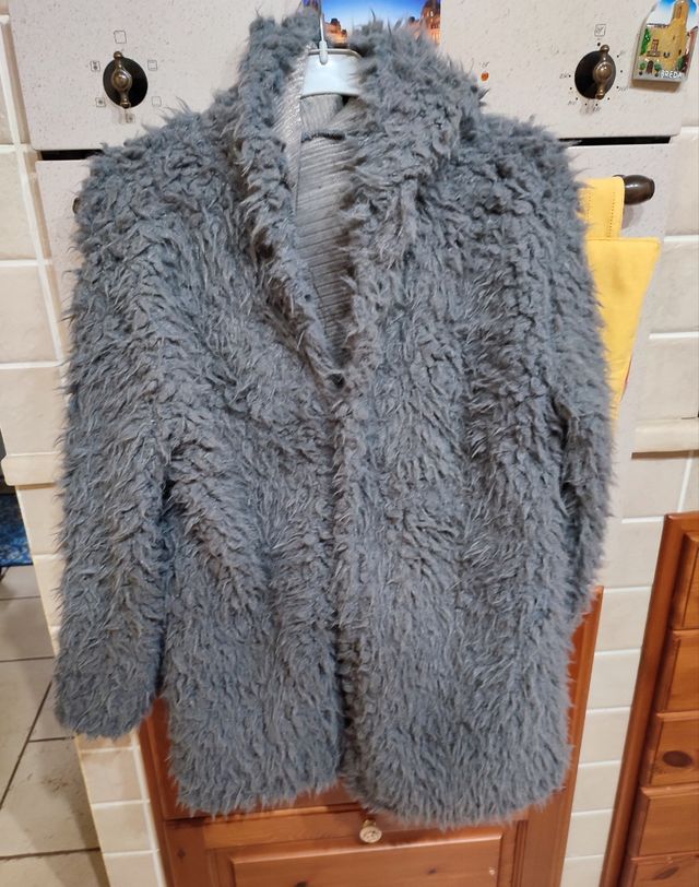 Cappotto donna in pelliccia sintetica