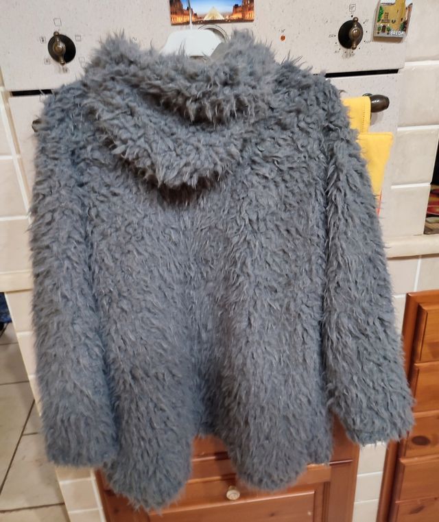 Cappotto donna in pelliccia sintetica