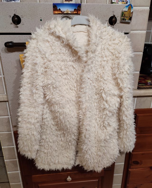 Cappotto donna in pelliccia sintetica