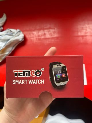 Temco SW-01 Reloj Inteligente Negro