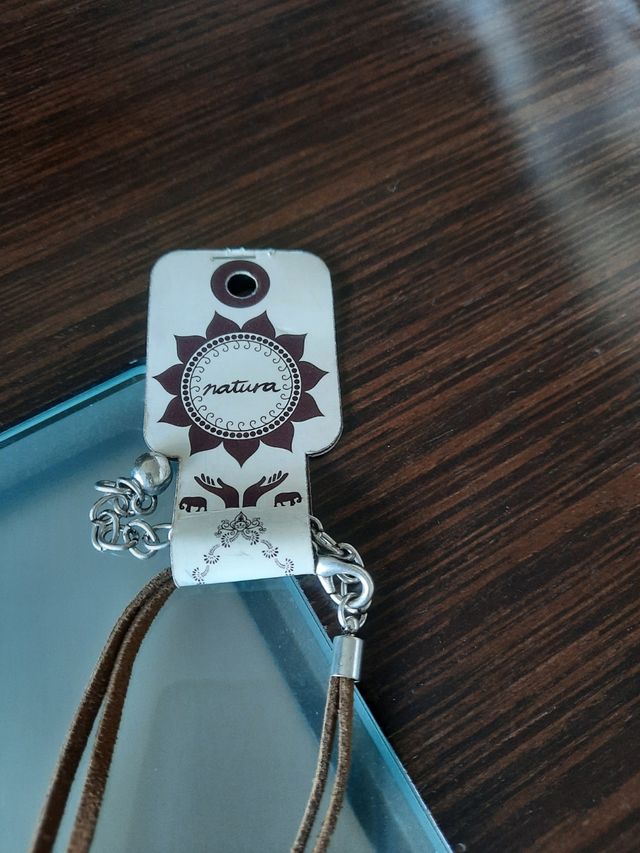 Collar Natura tonos rojos nuevo